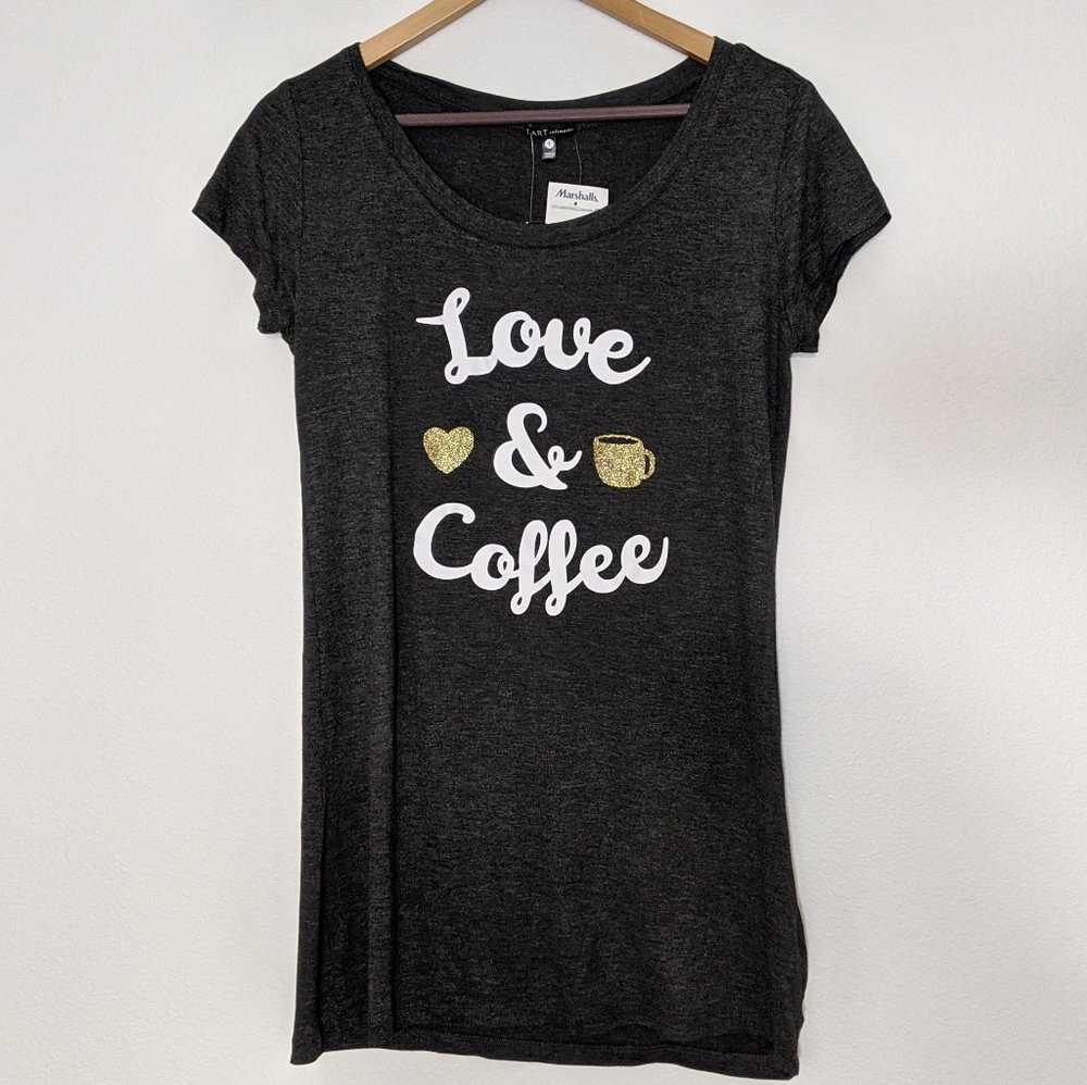 Love and coffee tunic t-shirt - Picture 5 of 6